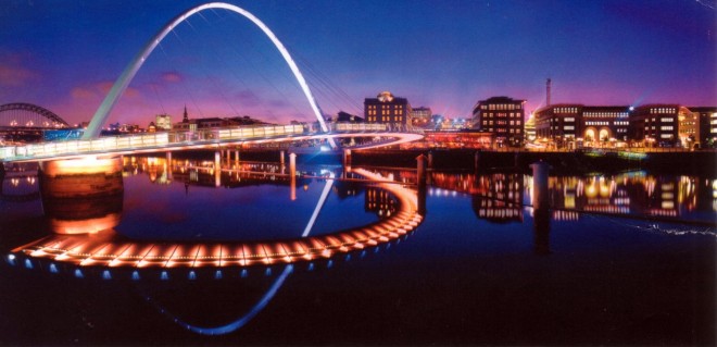 Millennium Bridge Illuminated