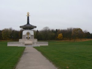 Buddhist temple in Willan, UK