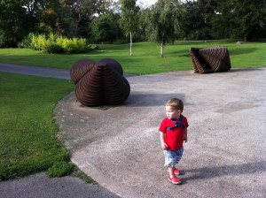 grandson in Sandford Park